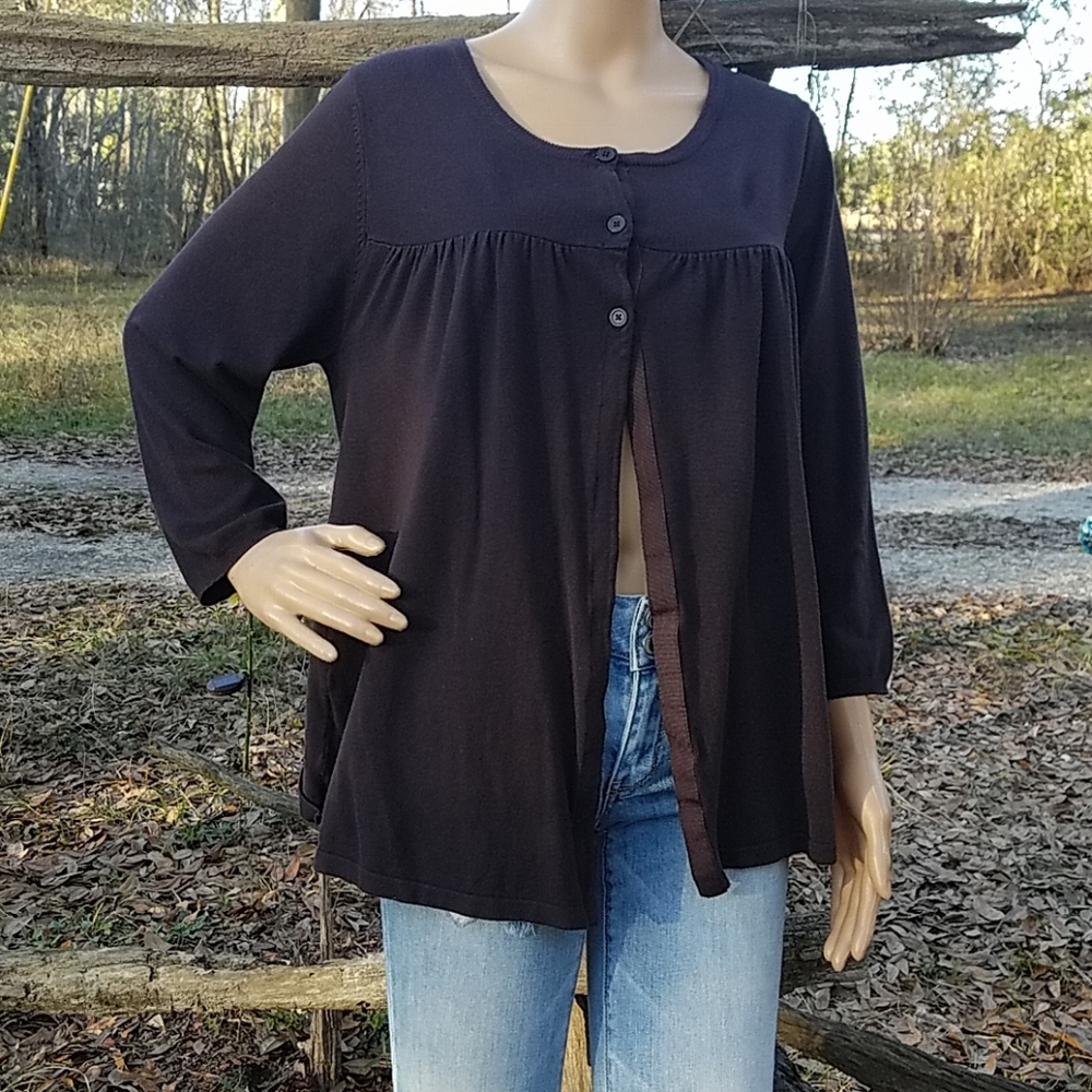 New additions maternity 3/4 sleeve sweater size XL